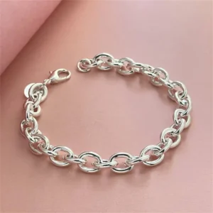 925 Sterling Silver Charm Bracelet For Women